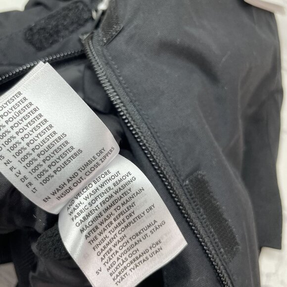 NEW Polarn Waterproof Bib Suspender Snow Pants 6-9 Months Black + Reflective - Picture 9 of 11